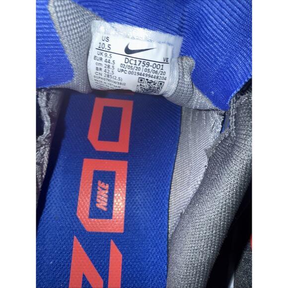 Nike Air Zoom Pegasus 37 Iron Grey Crimson Menโs Running Shoes Size 10.5 New - Picture 5 of 9